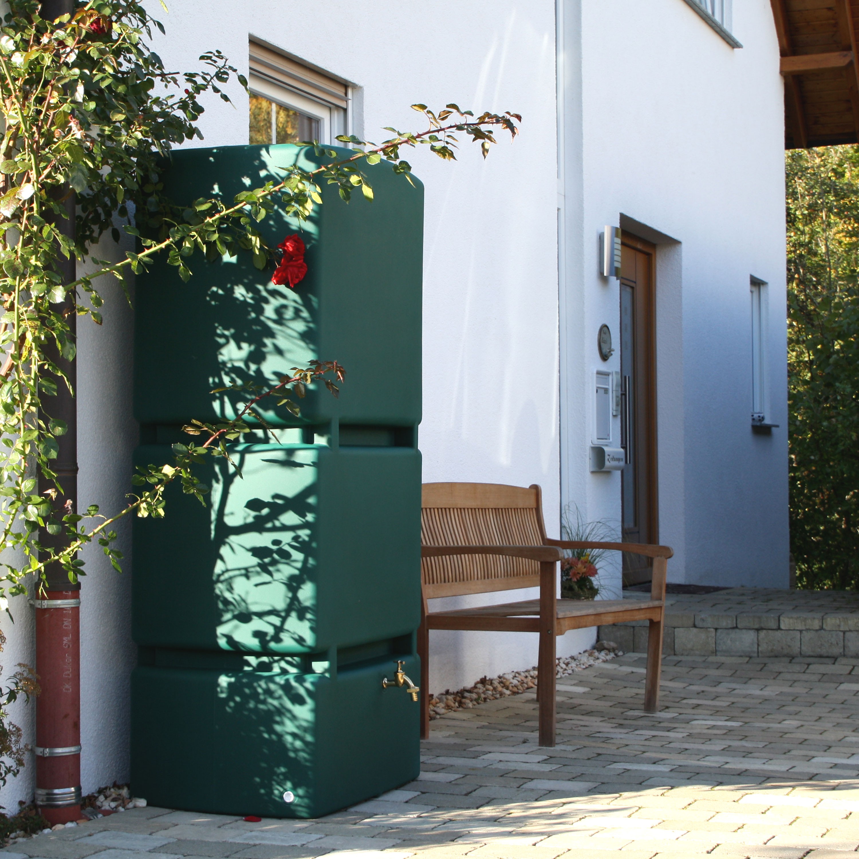 Regenwassertank oberirdisch Jumbo 800 L grün